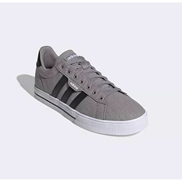 Adidas Daily 3.0 Low Men's Size 9 Casual Lifestyle Shoes Gray Black FW3270 - Picture 1 of 6